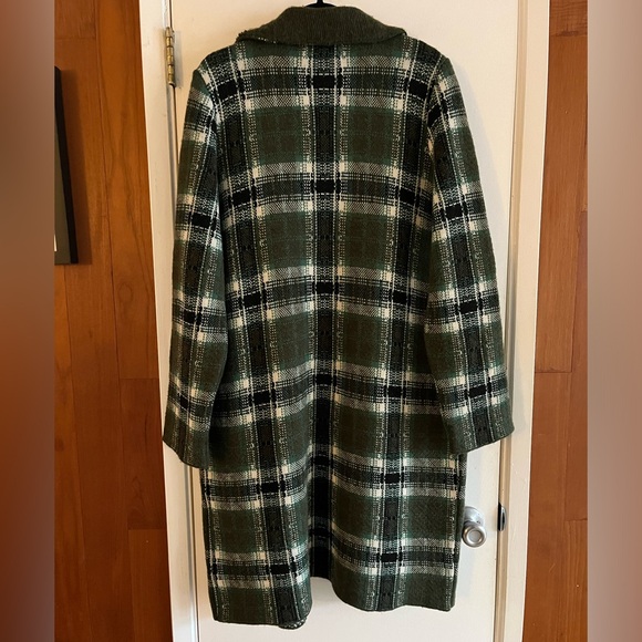 Anthropologie Aldomartins Plaid Cardigan Sweater - Picture 3 of 9